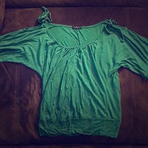 Cold shoulder blouse